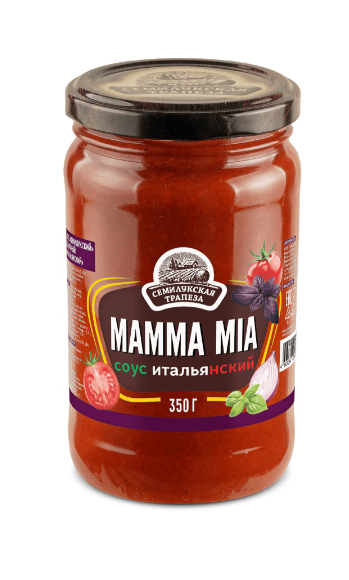 Соус Итальянский Mamma Mia Семилукская трапеза, 350г