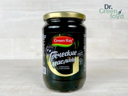 Green Ray Маслины супергигант с косточкой, 720мл