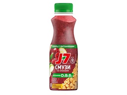 Смузи J7 с вишней бананом и яблоком, 300мл