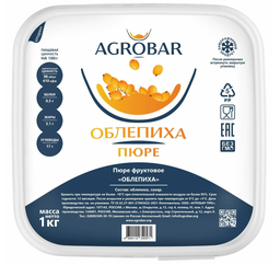 Пюре Облепиха замороженное Agrobar, 1кг