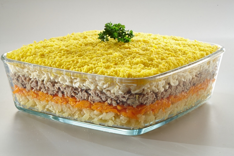 Салат "Мимоза" (срок хранения - 24ч)
