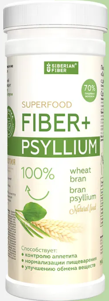 Сибирская клетчатка Fiber + Псиллиум, 200гр