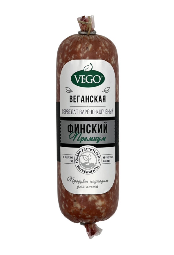 КОЛБАСА СЕРВЕЛАТ ФИНСКИЙ VEGO, 400г