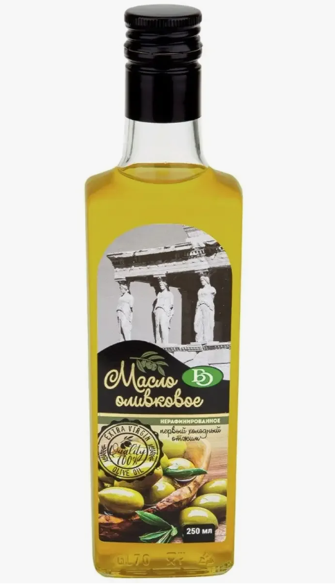 Масло оливковое нерафинированное Бизнесойл, 250мл