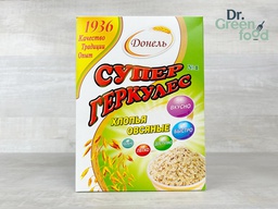 Хлопья овсяные Супергеркулес 800гр Донель