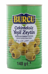 BURCU Оливки зеленые без косточки, 370г