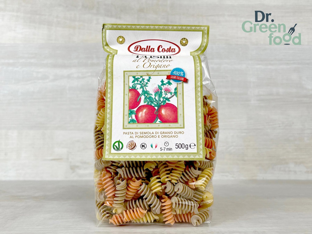 Макароны с томатом и орегано Dalla Costa Fusilli  спирали  500 г