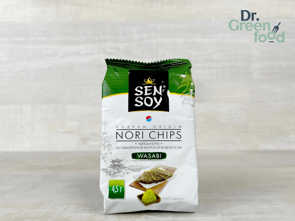 Чипсы нори  Сэн Сой Васаби 4,5г