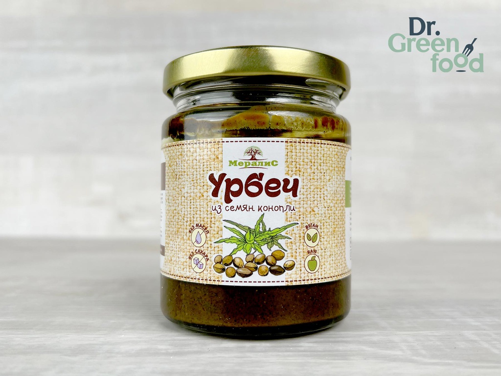 Урбеч из семян конопли Мералис, 230г