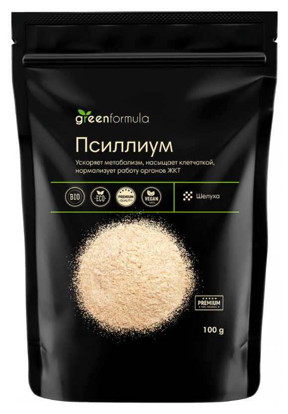 Псиллиум (шелуха подорожника) GreenFormula, 100г