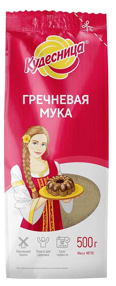 Гречневая мука Кудесница, 500г