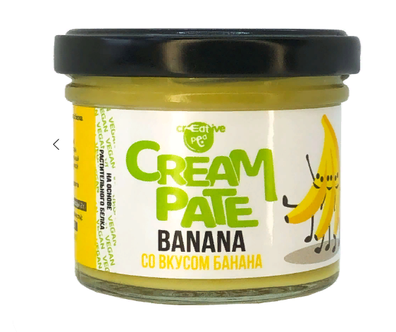 Крем паштет со банана CREAM PATE BANANA, 100г