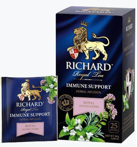 Чай Richard Royal Alpine Herbs. Immune Support, 25пак