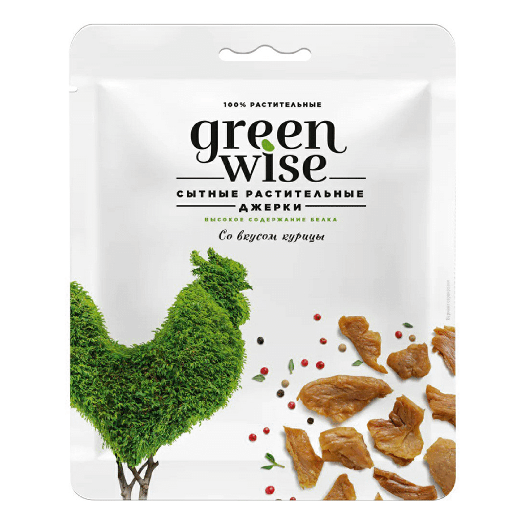 Джерки Greenwise со вкусом курицы, 36 г