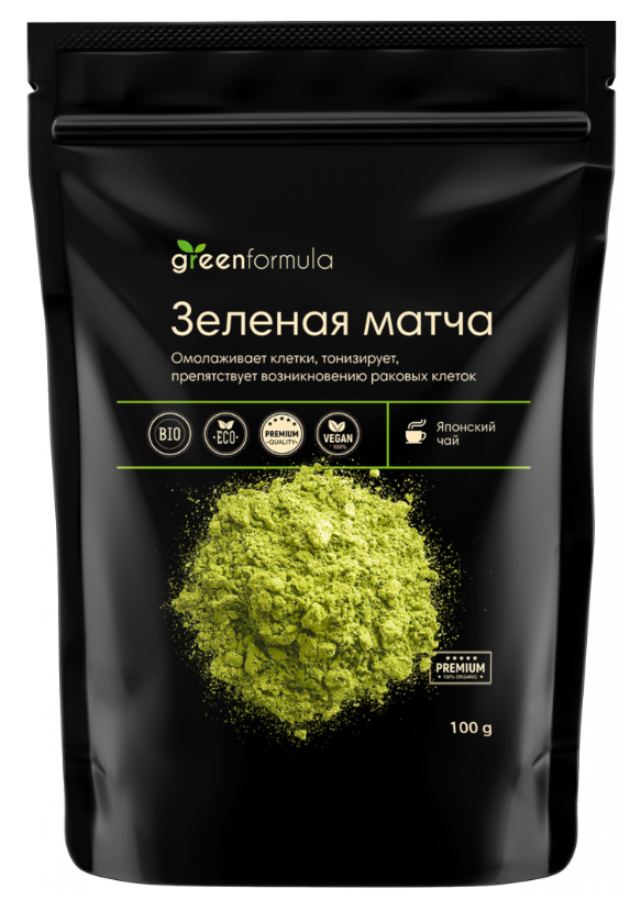 Зелёная матча Greenformula, 100г