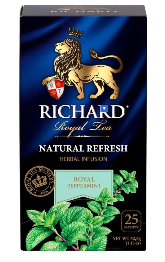 Чай Richard NATURAL REFRESH Royal Peppermint, 25пак