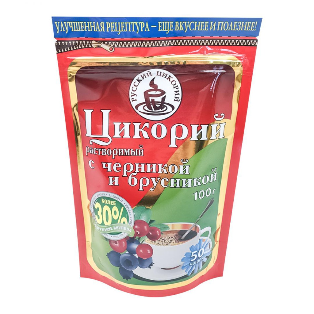 Цикорий с черникой и брусникой Русский цикорий, 100г