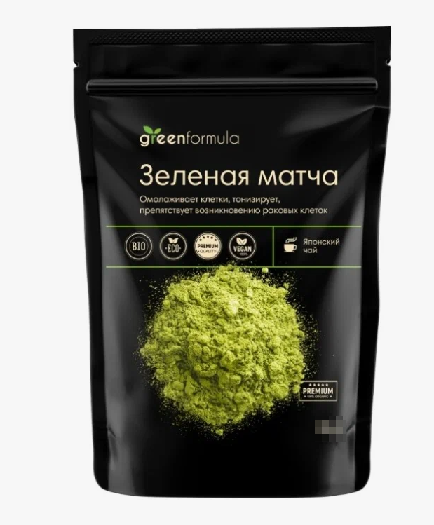 Зелёная матча Greenformula, 50г