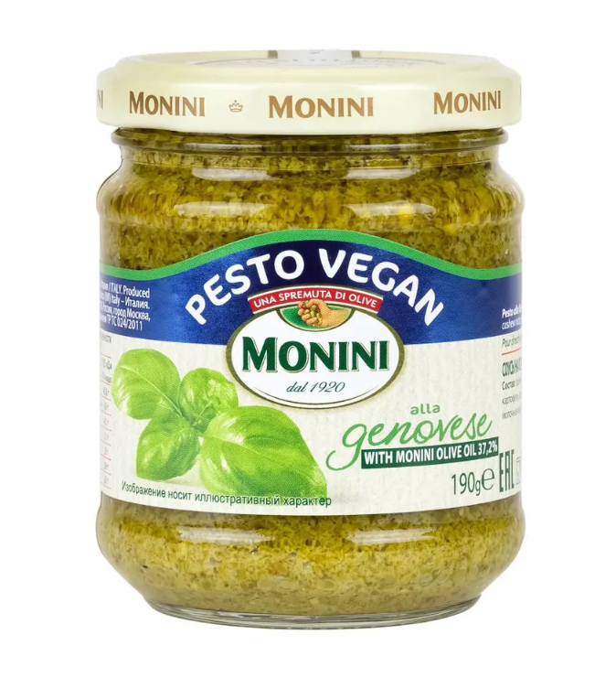 Соус песто Monini Pesto Genovese VEGAN, 190г