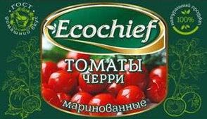 Томаты черри маринованные Ecochief, 680г