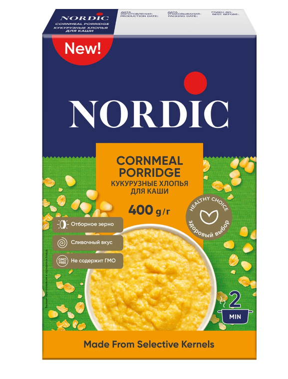 Кукурузные хлопья Nordic, 400г