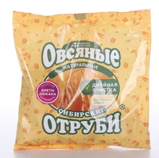 Отруби Натуральные Овсяные Сибирская клетчатка, 200г