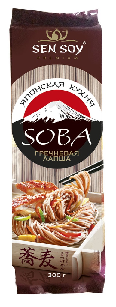 SenSoy Лапша гречневая "SOBA" 300г.