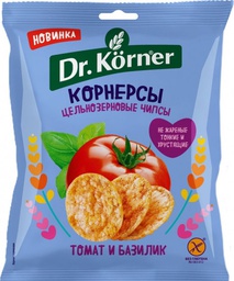 Чипсы Dr Korner кукурузно-рисовые Томат и базилик 50г