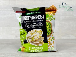 Чипсы Dr Korner рисовые Горошек и чечевица 50г