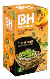 Хлебцы Baker house Тыквенные с пряными травами 180г