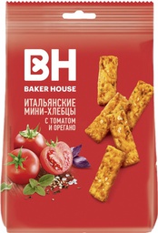 Мини-хлебцы итальянские с томатом и орегано Baker house , 110г