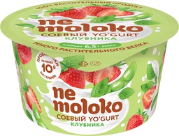 Йогурт продукт соевый Клубника NeMoloko, 130г