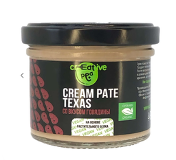 Крем паштет со вкусом говядины CREAM PATE TEXAS, 100г