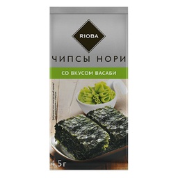 RIOBA Чипсы нори васаби, 4.5г