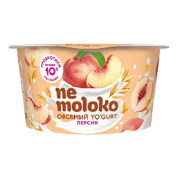 Йогурт продукт овсяный Персик NeMoloko, 130г