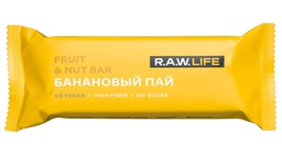 Батончик Банановый пай R.A.W.LIFE, 47г