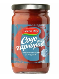 Соус для гарниров с маринованными огурцами Green Ray, 360г