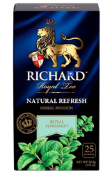 Чай Richard NATURAL REFRESH Royal Peppermint, 25пак