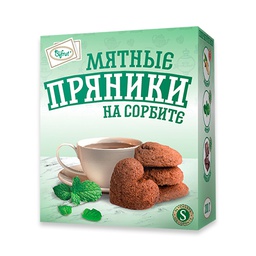 Пряник мятный на сорбите BIFRUT, 200г