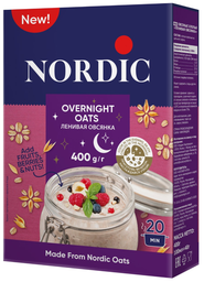 Хлопья овсяные Nordic Ленивая овсянка, 400г