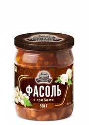 Фасоль с грибами Семилукская трапеза, 470г