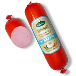 КОЛБАСА ВАРЕНАЯ НЕЖИРНАЯ VEGO, 400г