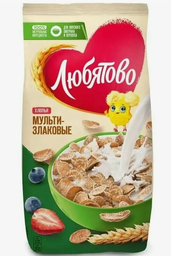 Хлопья мультизлаковые Любятово, 250г