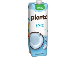 Напиток растительный кокосовый Planto с рисом обогащенный кальцием 0.9%, 1л