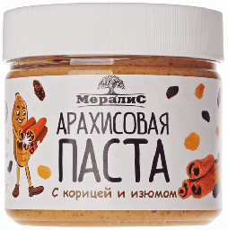 Арахисовая паста с корицей и изюмом Мералис, 300г