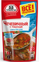 Смесь для супа Чечевичный с томатами Трапеза на первое, 130г